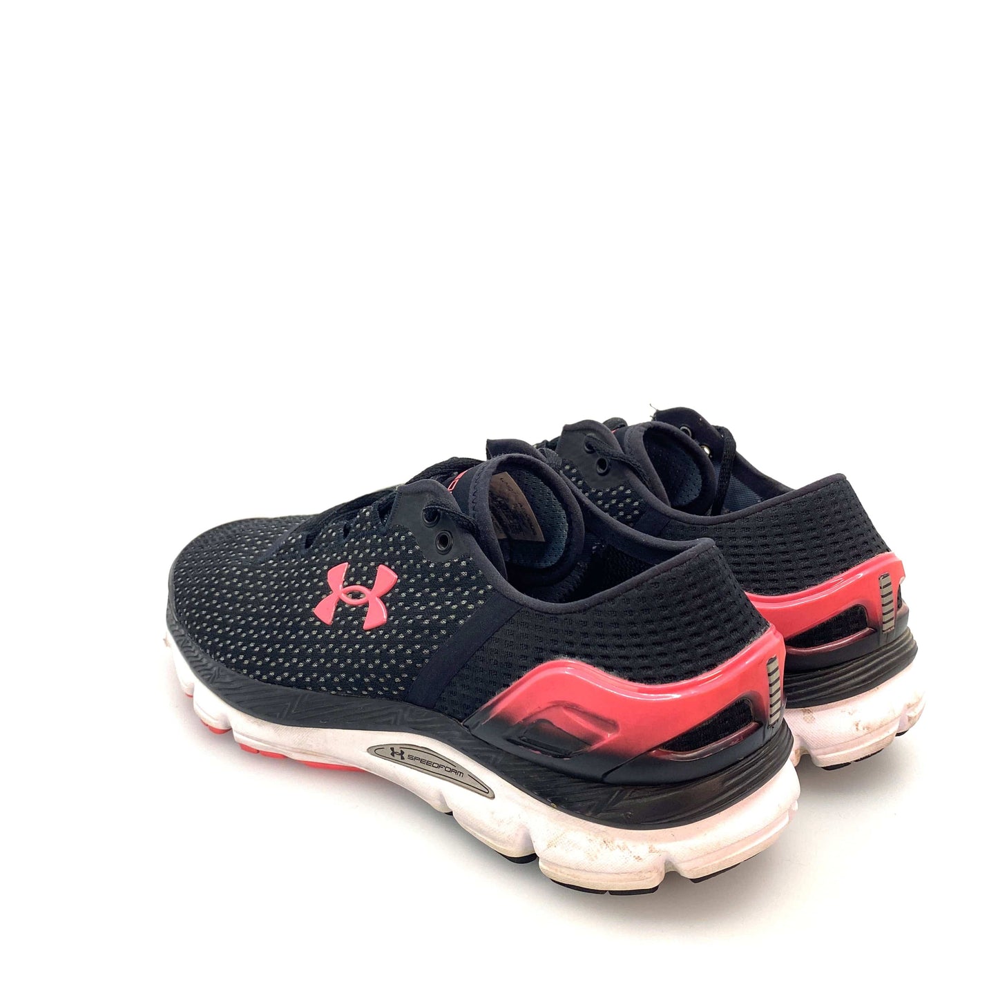 Under Armour | Womens Speedform Intake 2 Running Shoes | Color: Black/Pink | Size: 12 | Pre-Owned