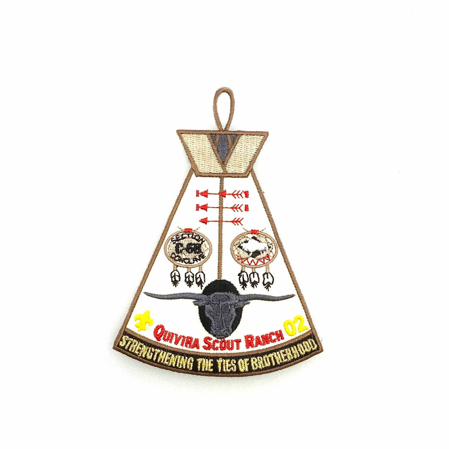 Vintage Boys Scouts of America 2002 Conclave Badge Patch Tepee NEW