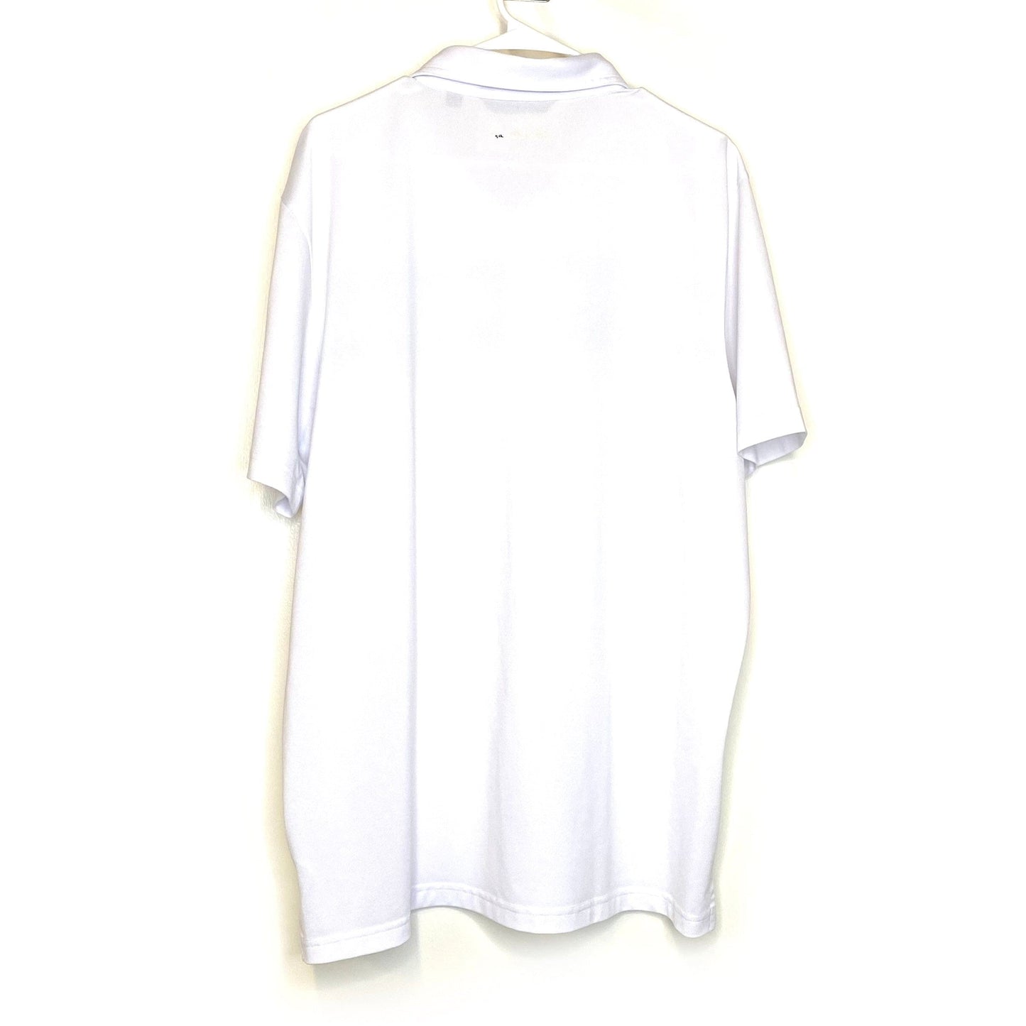 TravisMathew Mens Size XXL White Multicolor Striped Polo Golf Shirt S/s *