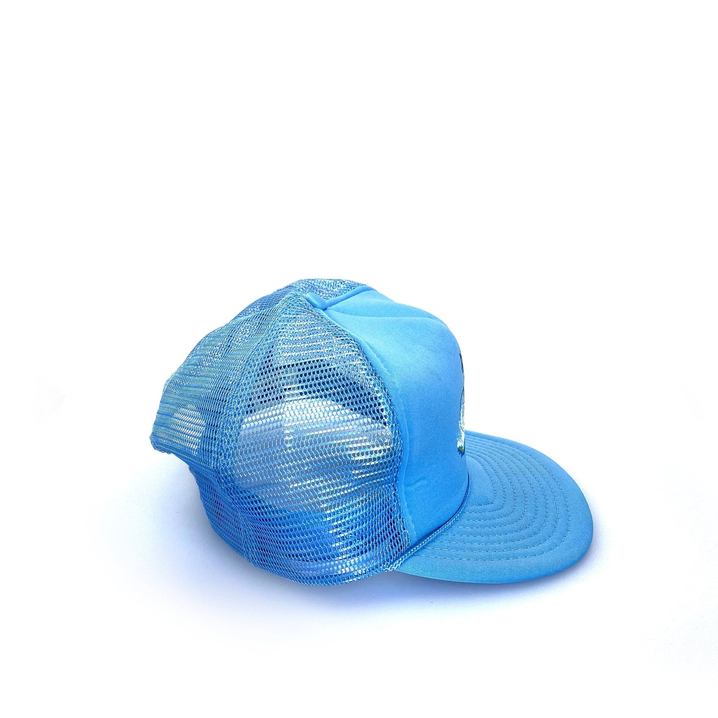 Vintage Mens “The Perfect Day” Fishing SnapBack Mesh/Foam Trucker Hat OSFA GU