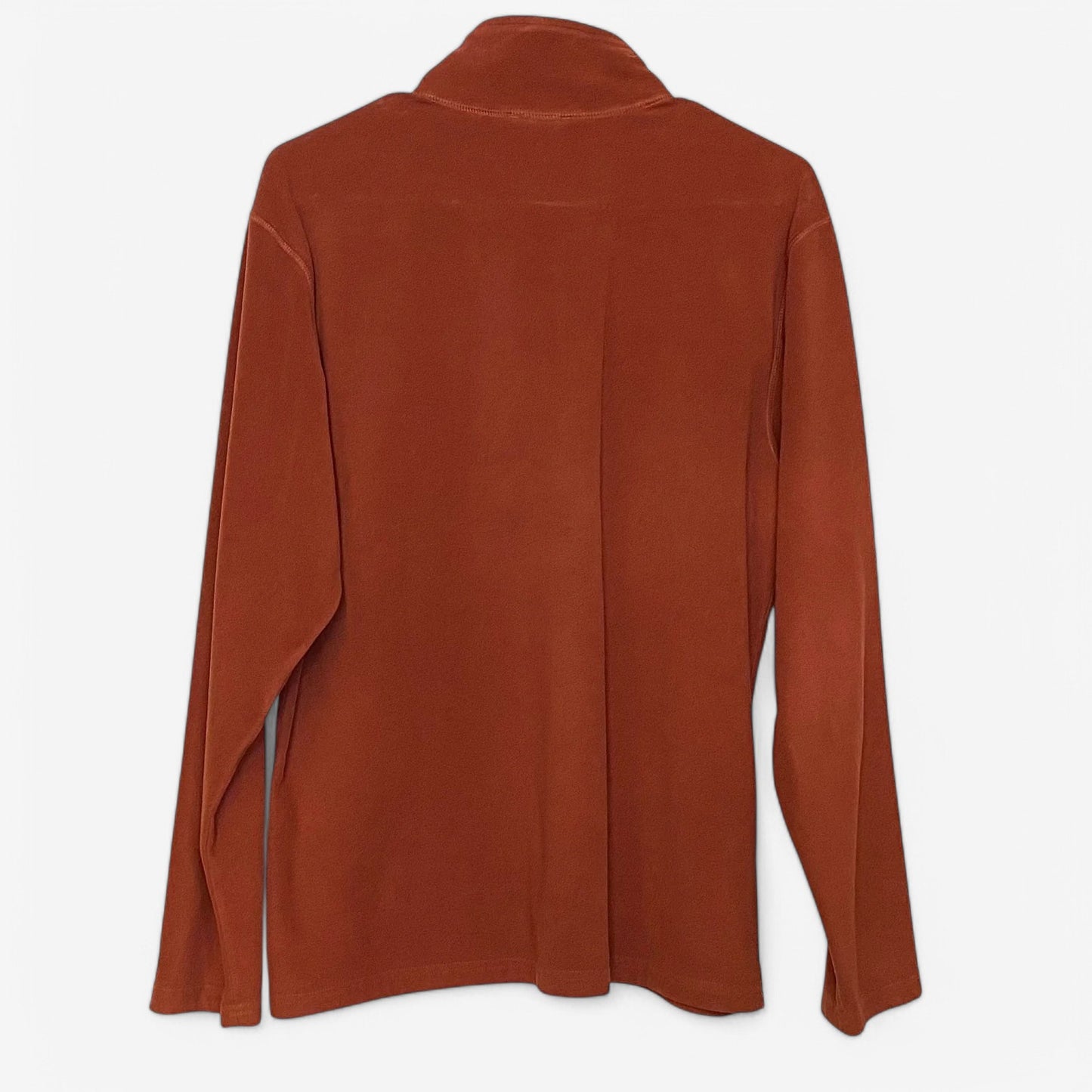 The North Face Men's Fleece ¼ Zip Pullover - Size M - Vibrant Orange