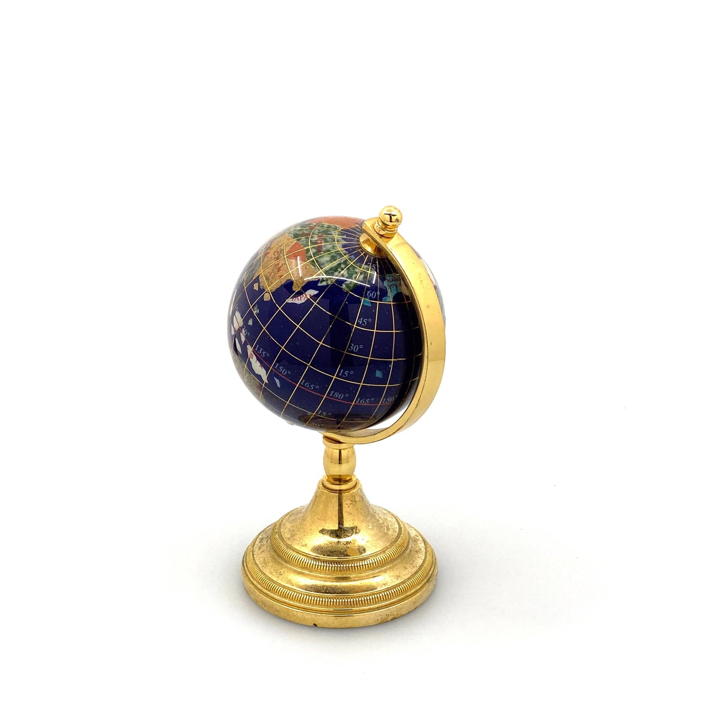 Terrestrial Earth Spinning Desk Globe - Paperweight - 6” Pre-Owned