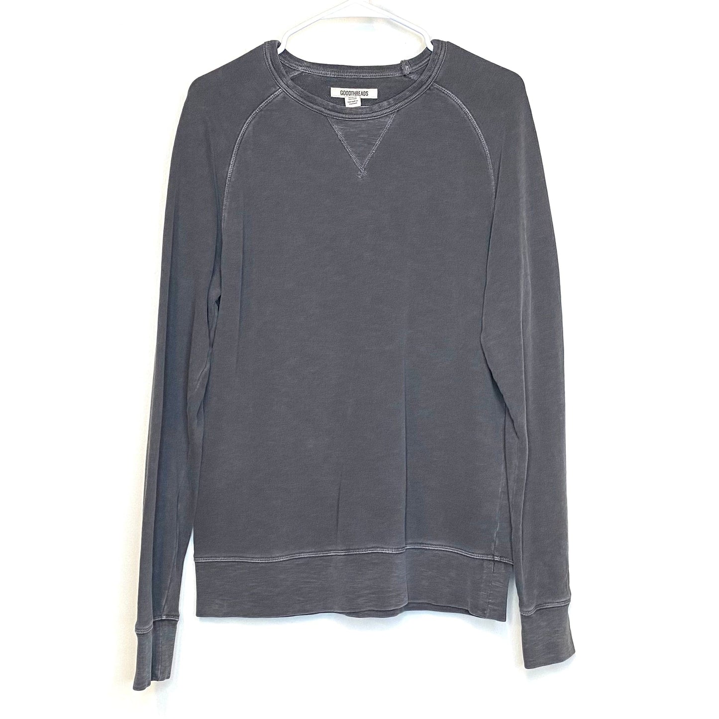 Men's Crewneck Pullover Sweatshirt - Size M - Gray - Long Sleeve