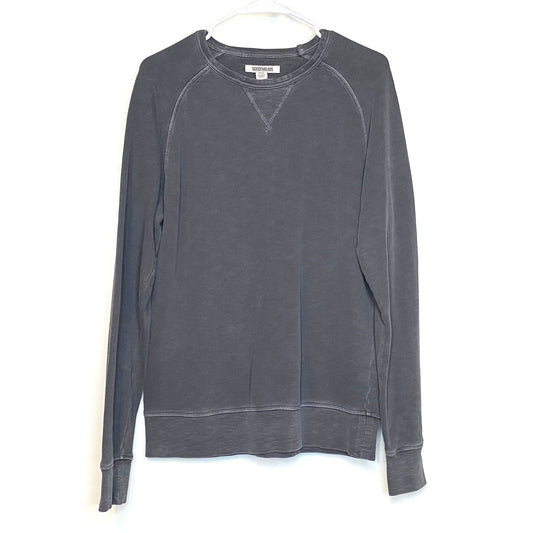 Men's Crewneck Pullover Sweatshirt - Size M - Gray - Long Sleeve