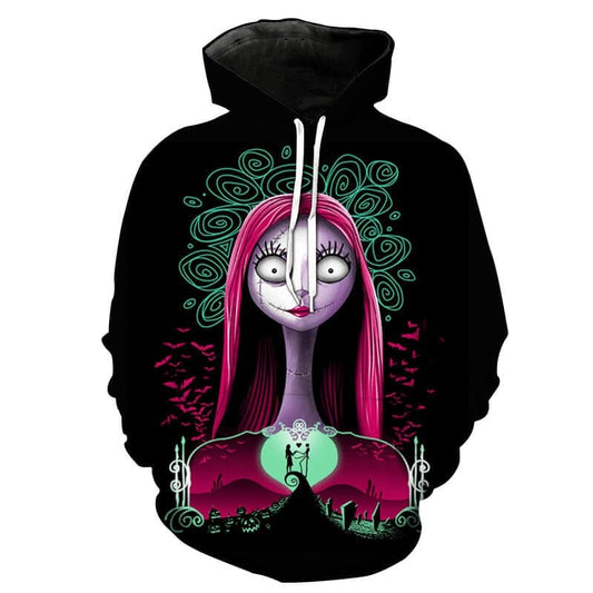 The Nightmare Before Christmas "A Ragdoll's Love" Sally Unisex 3D Printed Graphic Sweatshirt - Size XS - Long Sleeve
