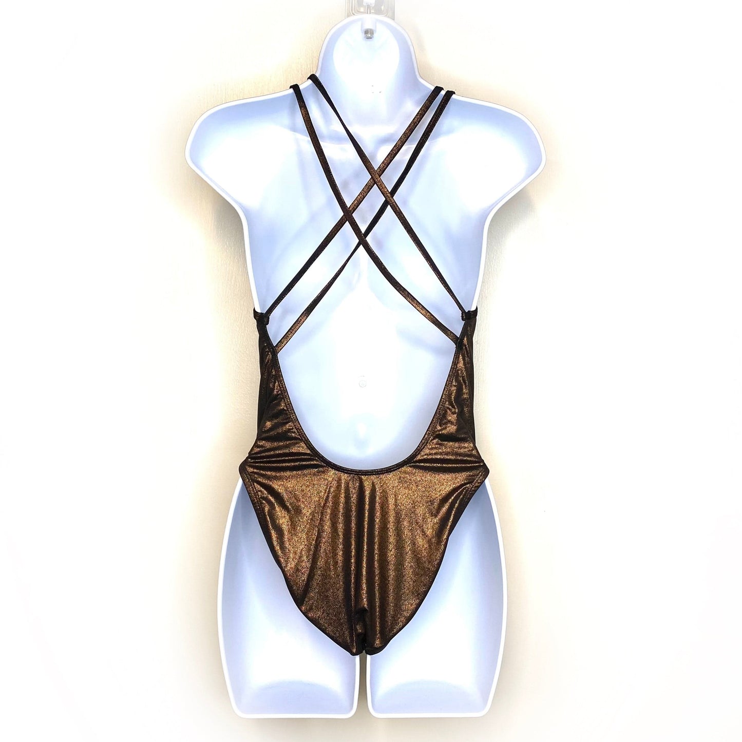 The Bikini Lab Women's Copper One-Piece Swimsuit - Size S