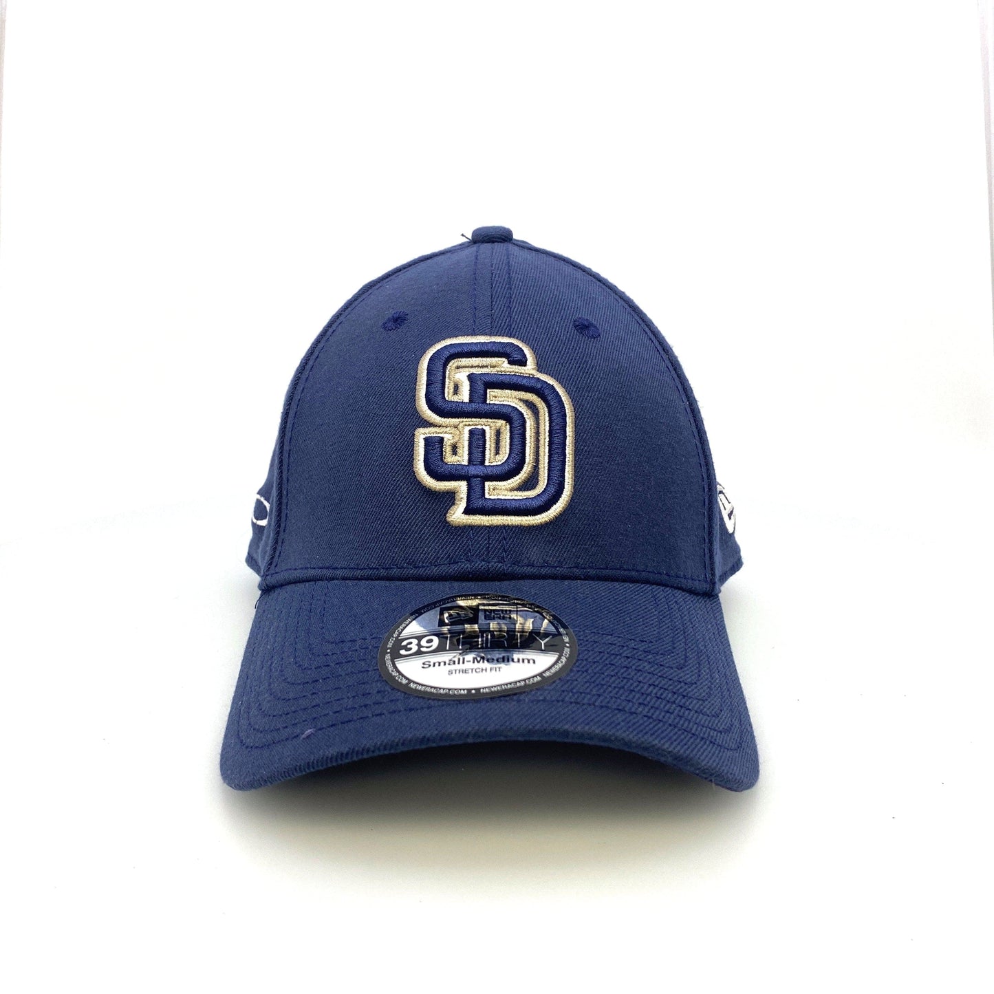 New Era 39thirty Mens San Diego Padres S/M Blue MLB Baseball Hat Oakley Logo
