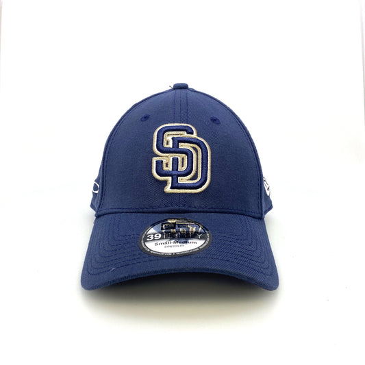 New Era 39thirty Mens San Diego Padres S/M Blue MLB Baseball Hat Oakley Logo