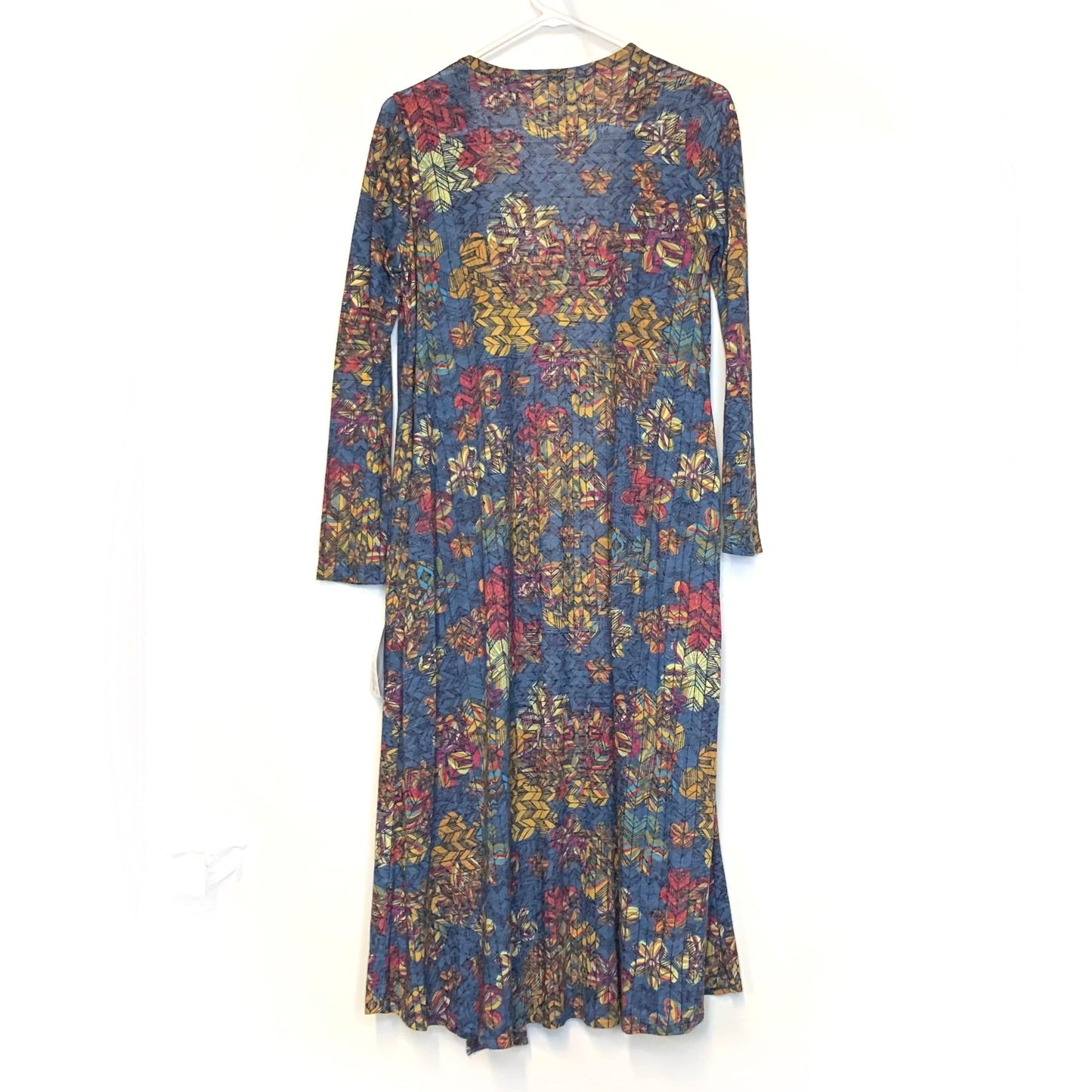 LuLaRoe Womens S Blue/Multicolor Sarah Floral Cardigan L/s NWT
