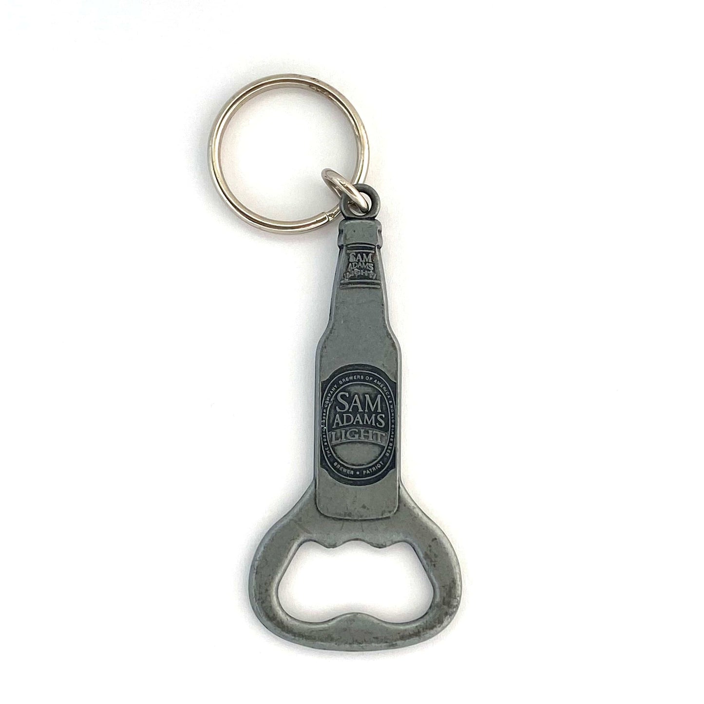 Samuel Adams Bottle Opener Pewter Keychain Bottle Opener Key Ring