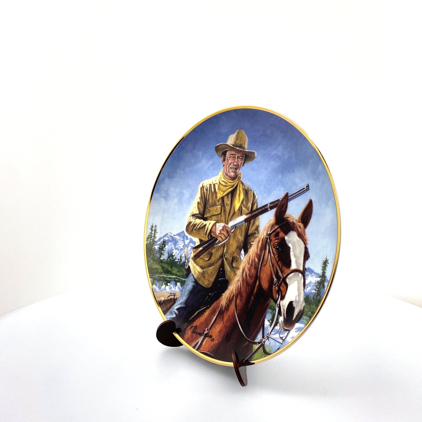 John Wayne | High Country | Franklin Mint Collectors Plates Series | 8 in. | EUC