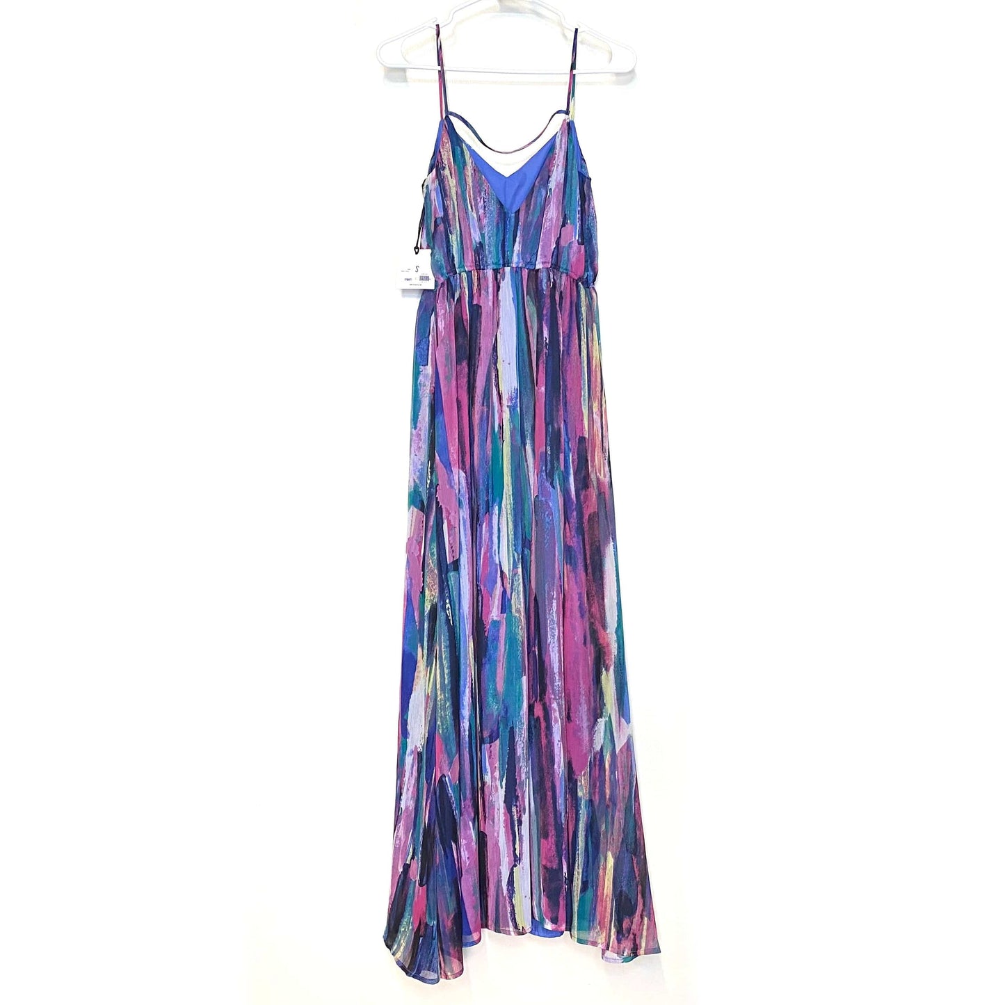 JACK Womens Size S Green Blue “Barby” Maxi Dress (NWT)