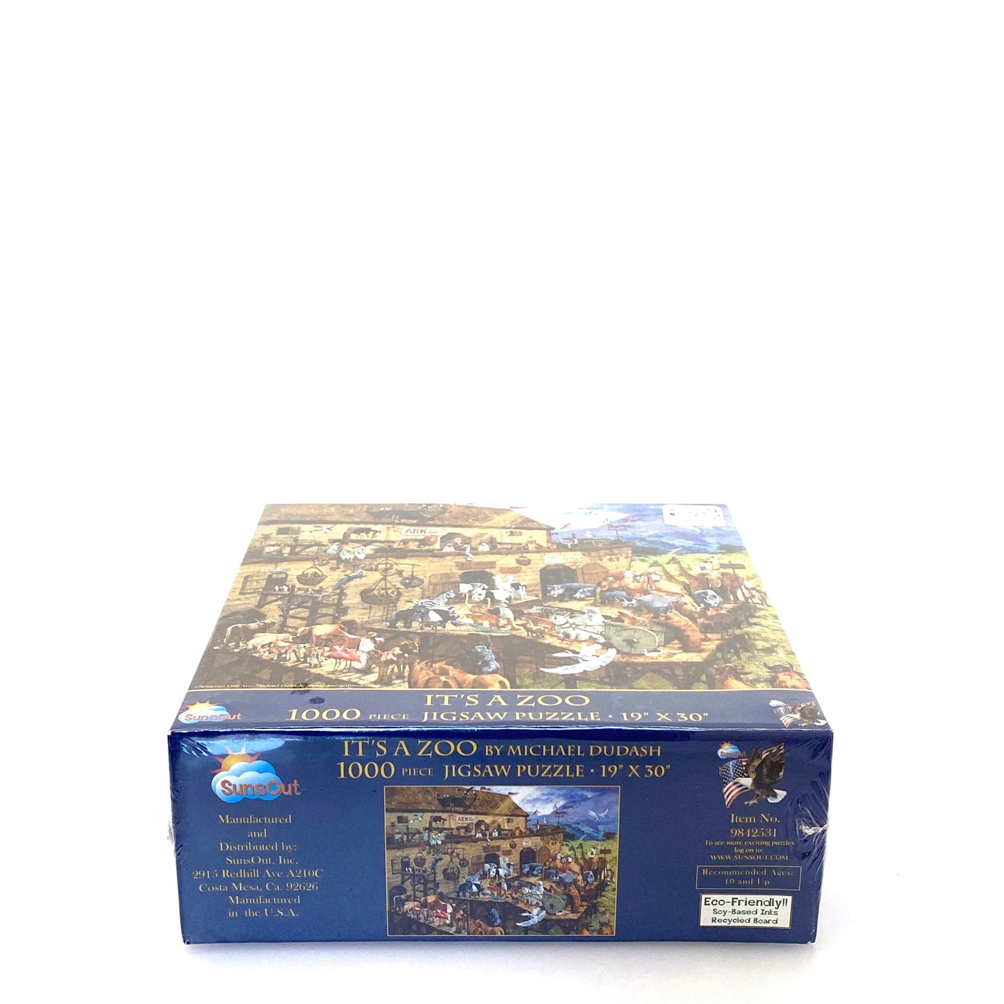 SunsOut | 'It’s A Zoo' Jigsaw Puzzle 19”x30” | 1000 Pc | NIB