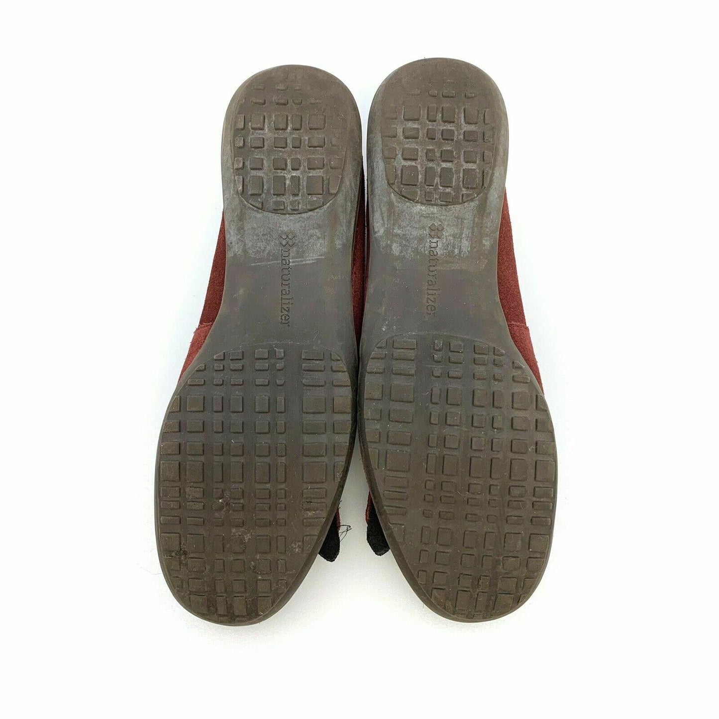 Naturalizer Womens Size 7.5N Brown Suede Leather Loafers Moccasin Flats Shoes