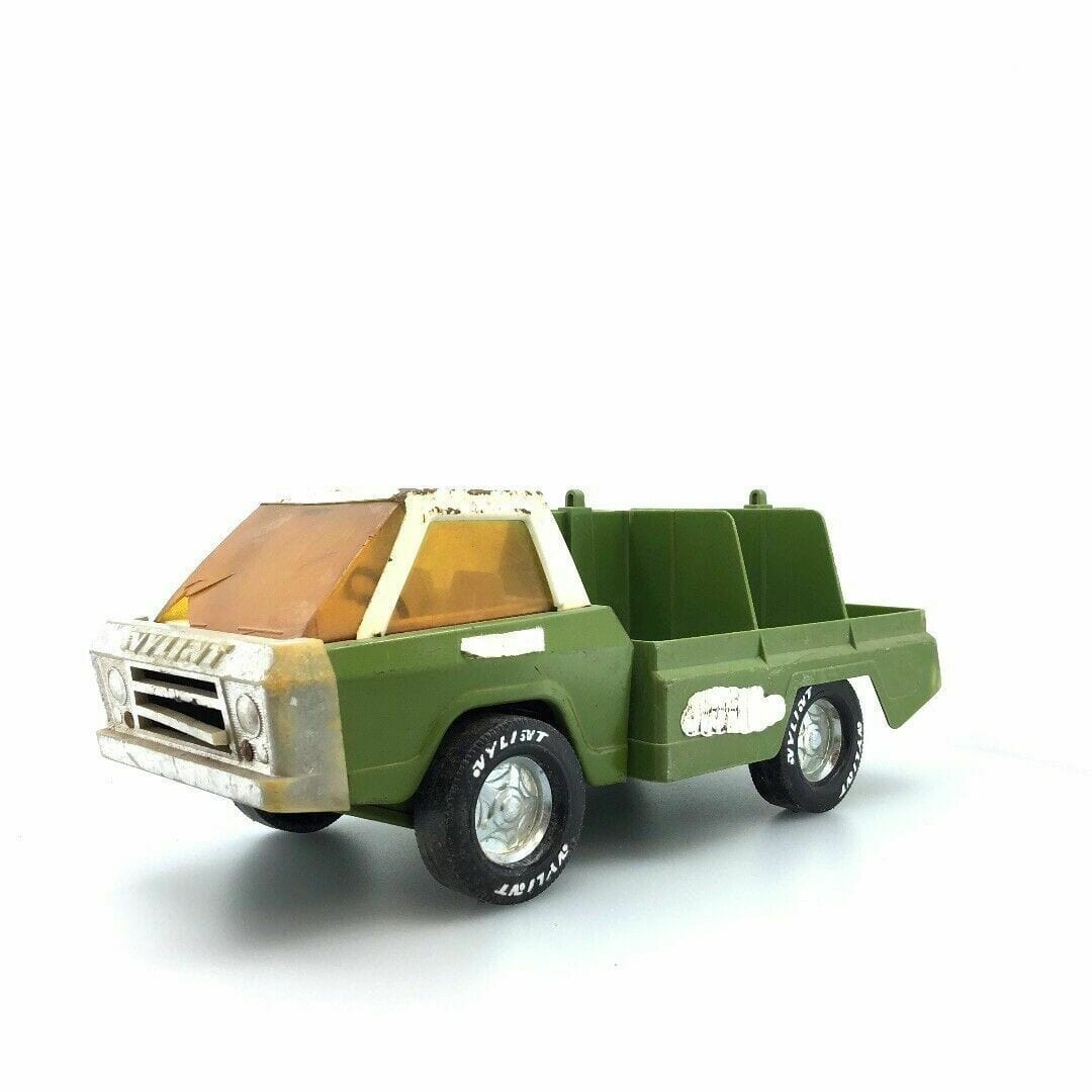 Vintage NYLINT Farms Kennel Truck, Green - For Parts or Repair