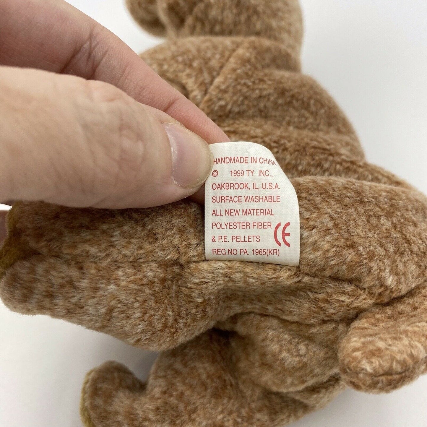Ty Original Beanie Babies - “Pecan” The Bear - 1999 MINT Condition - Tag Errors