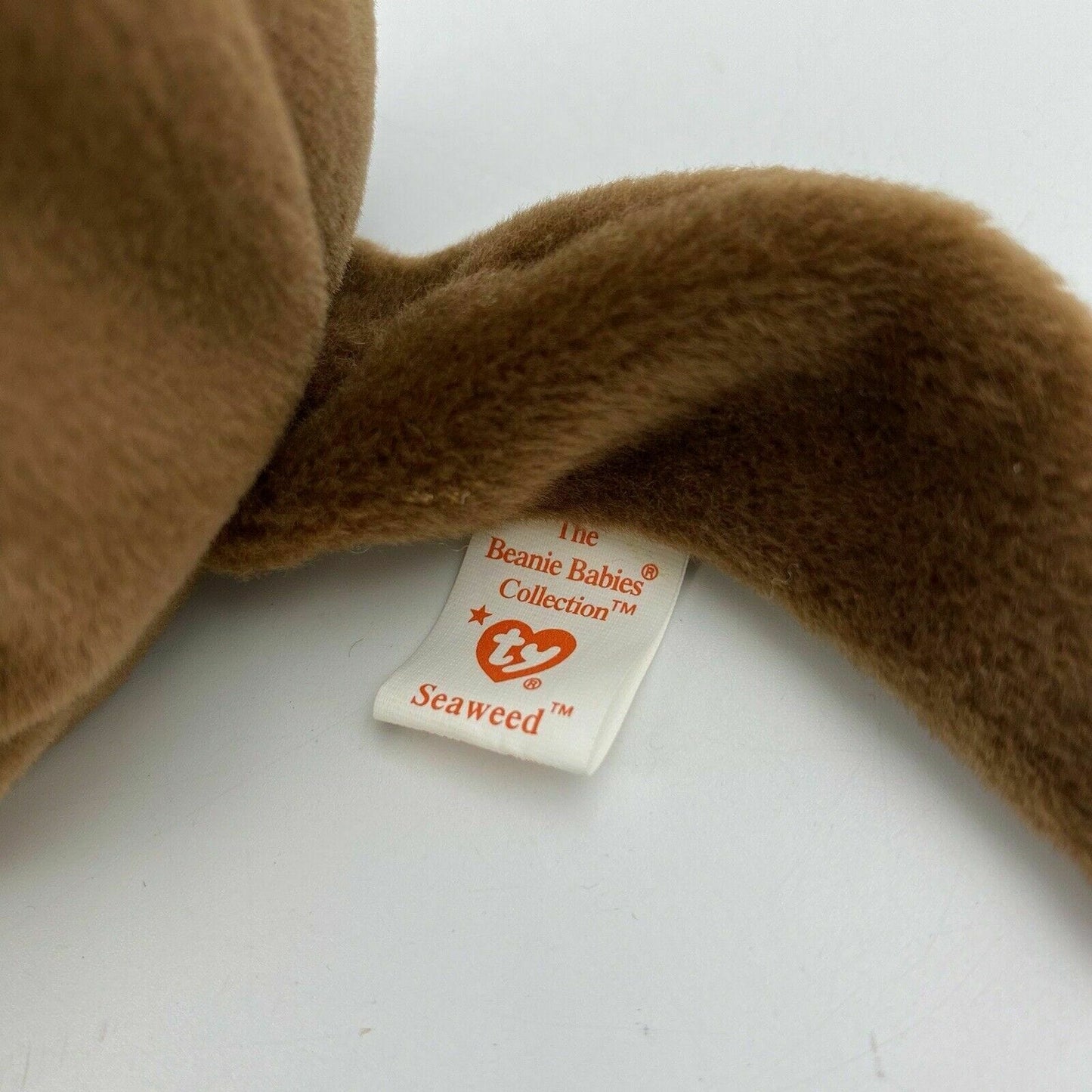 Ty Original Beanie Babies “Seaweed” The Otter 1995 MINT Condition - Tag Errors