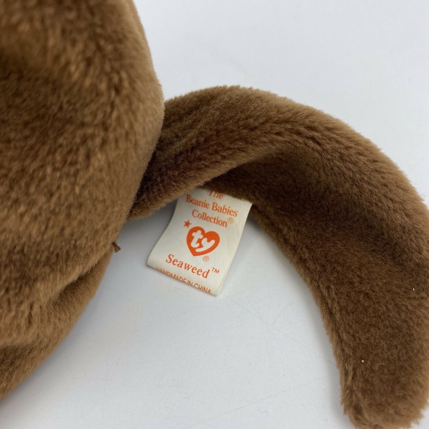 Ty Original Beanie Babies “Seaweed” The Otter 1995 EXCELLENT Condition Tag Error