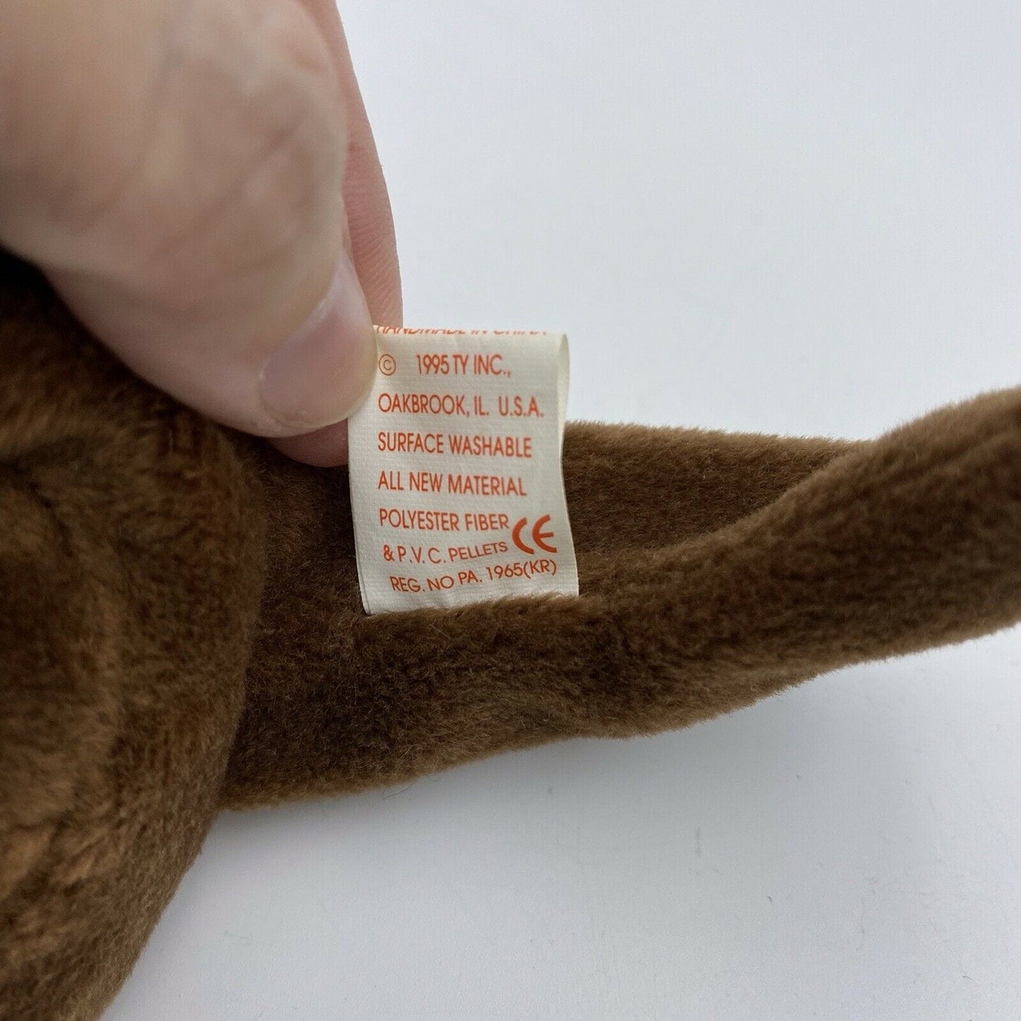 Ty Original Beanie Babies “Seaweed” The Otter 1995 EXCELLENT Condition Tag Error