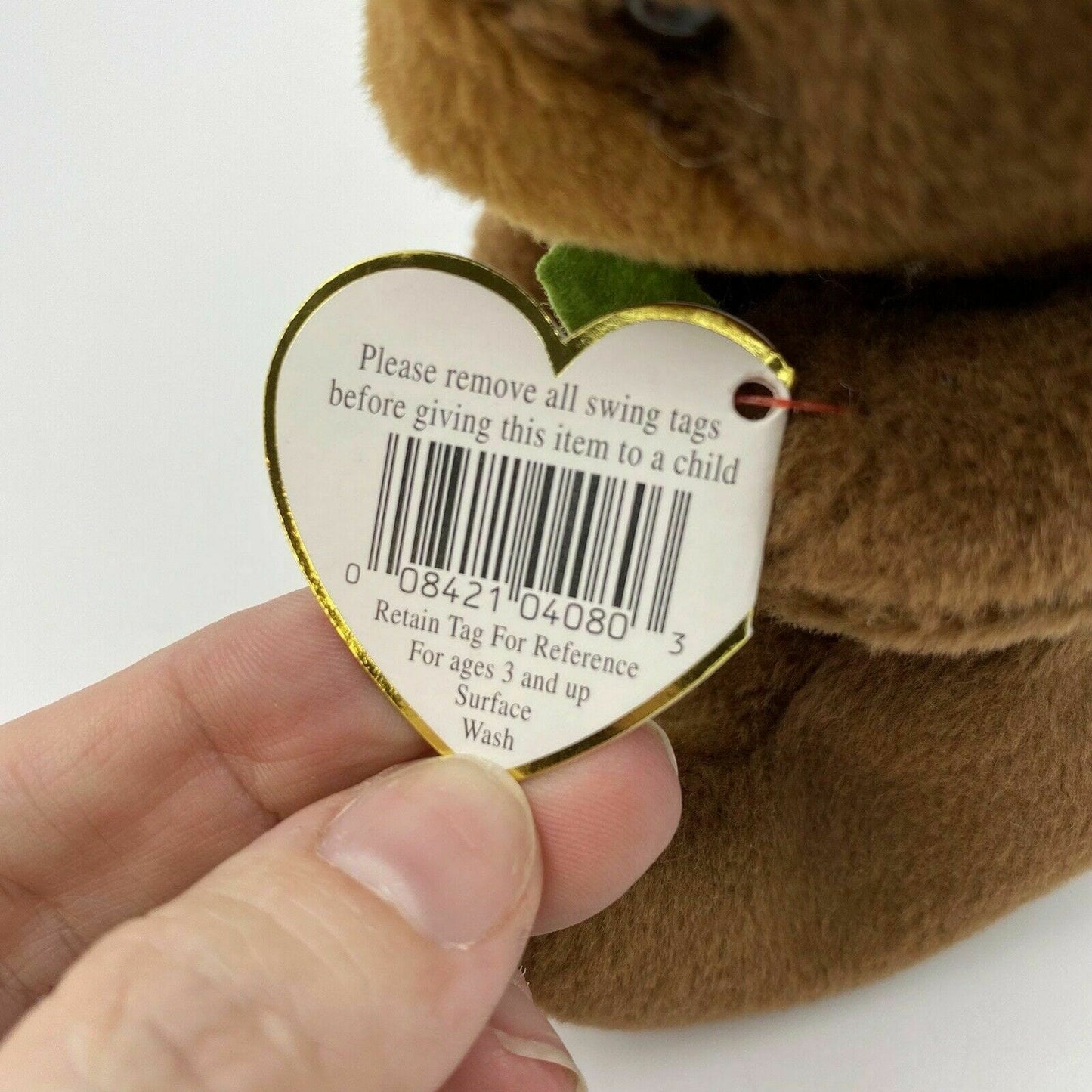 Ty Original Beanie Babies “Seaweed” The Otter 1995 MINT Condition - Tag Errors