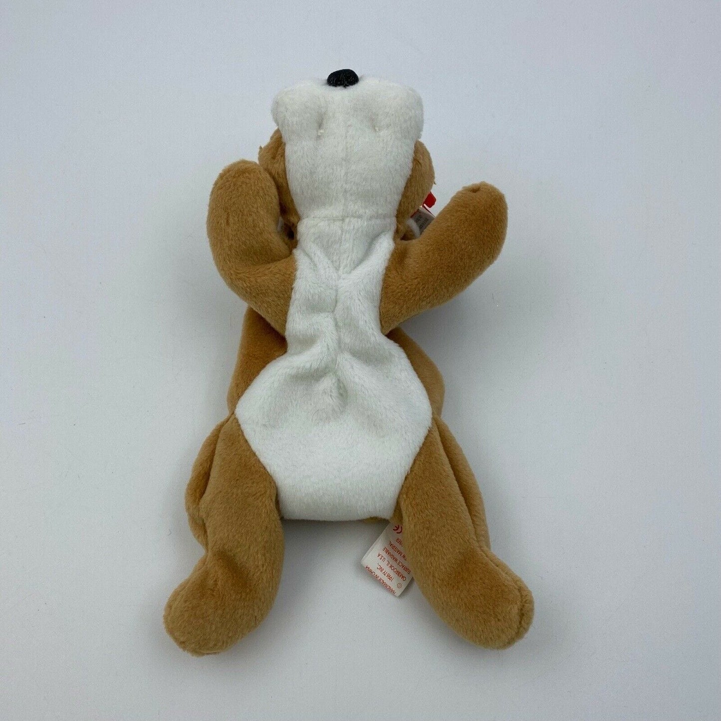 Ty Original Beanie Babies “Wrinkles” The Dog 1996 MINT Condition - Tag Errors