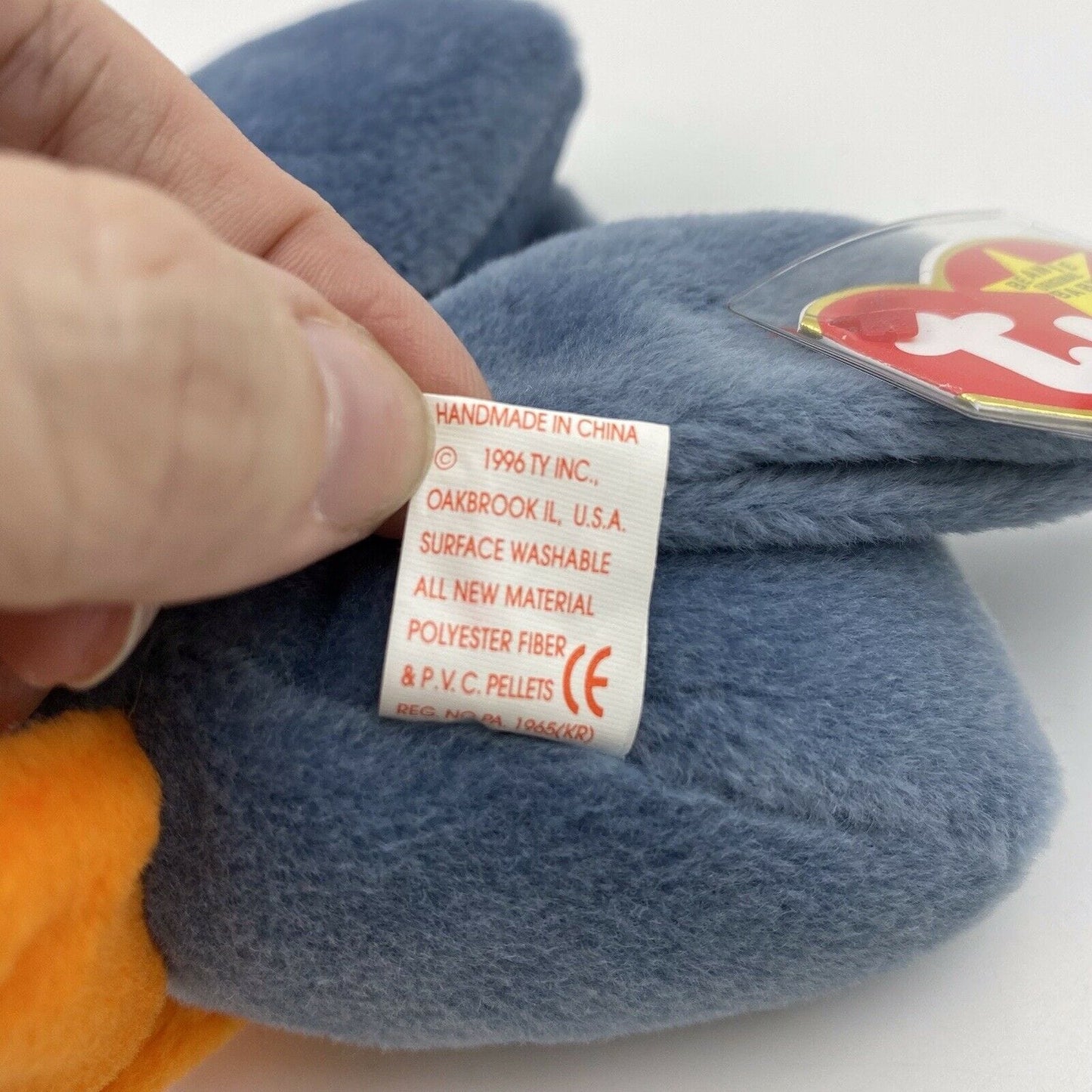 Ty Original Beanie Babies “Scoop” The Pelican 1996 MINT Condition - Tag Errors