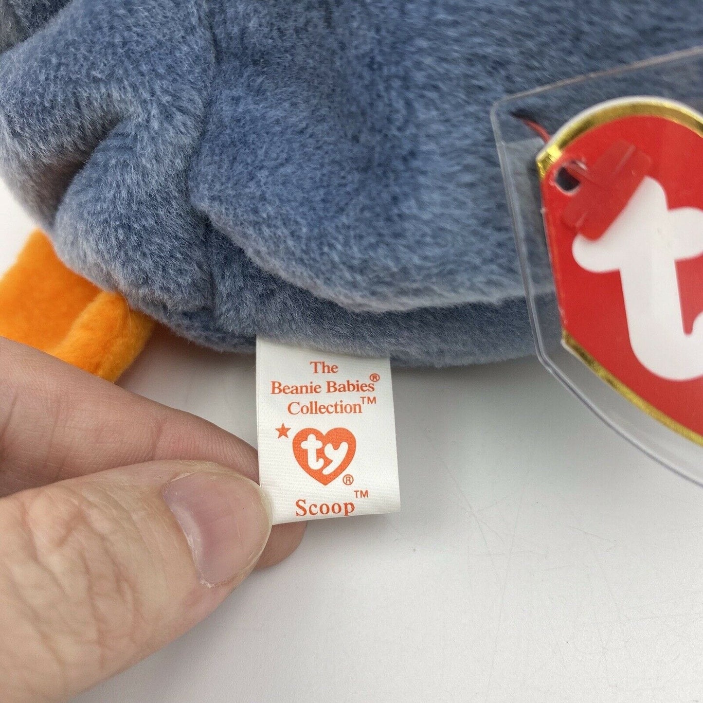 Ty Original Beanie Babies “Scoop” The Pelican 1996 MINT Condition - Tag Errors