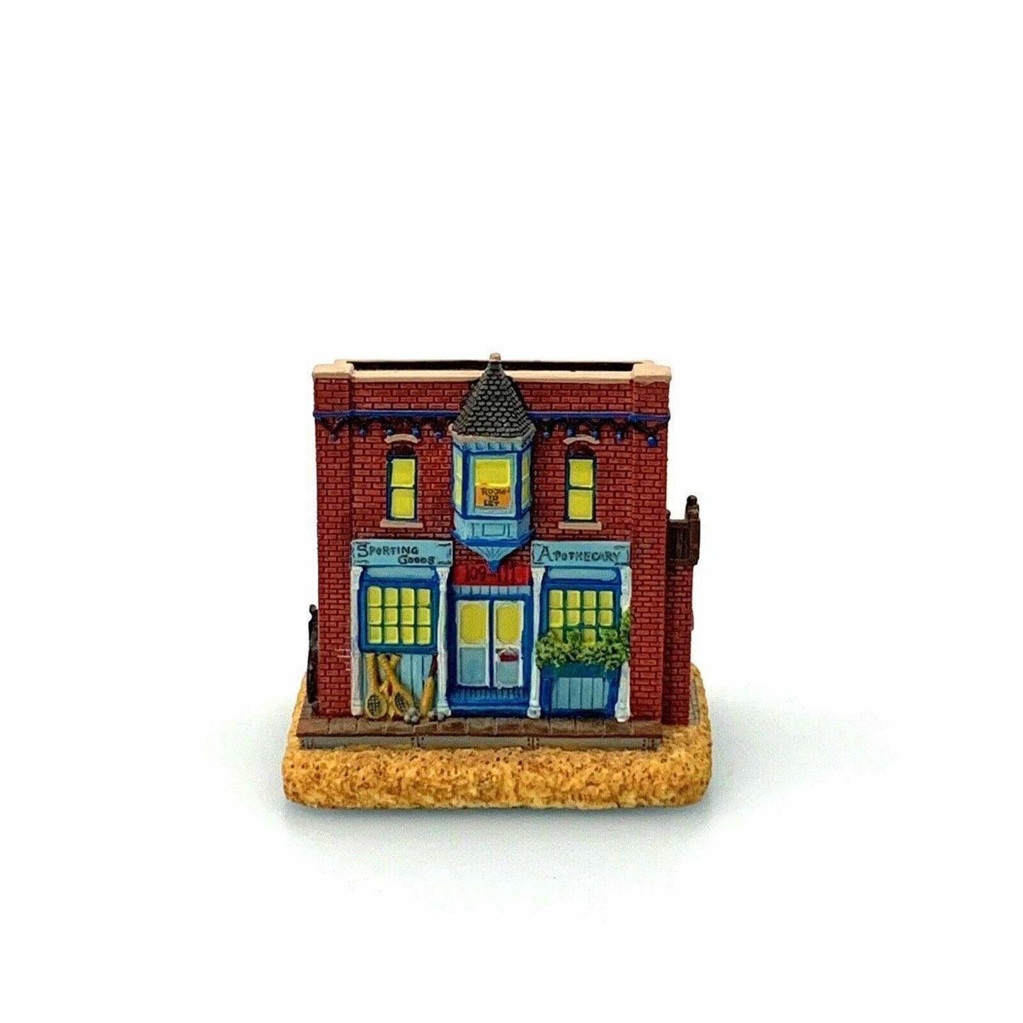 Liberty Falls Americana Collection AH207 “Sports & Apothecary Shops” 2000