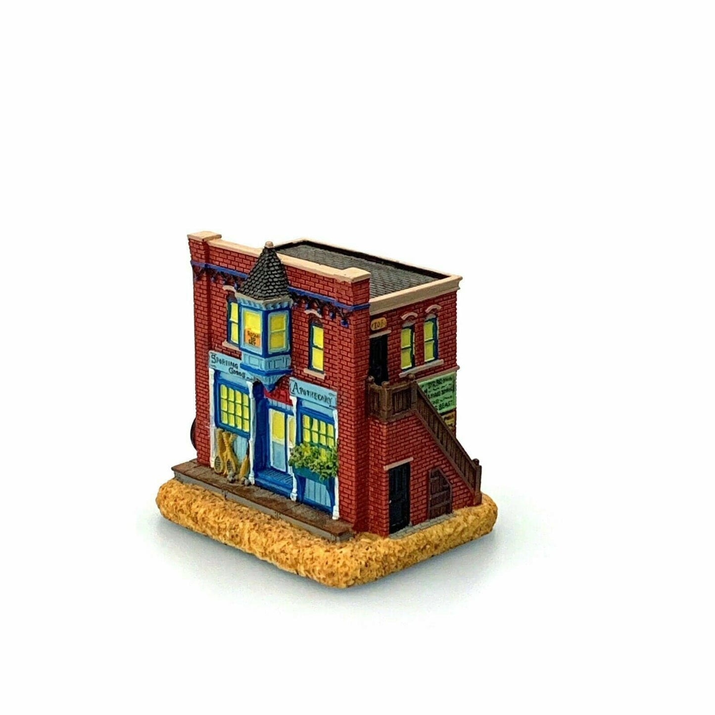 Liberty Falls Americana Collection AH207 “Sports & Apothecary Shops” 2000