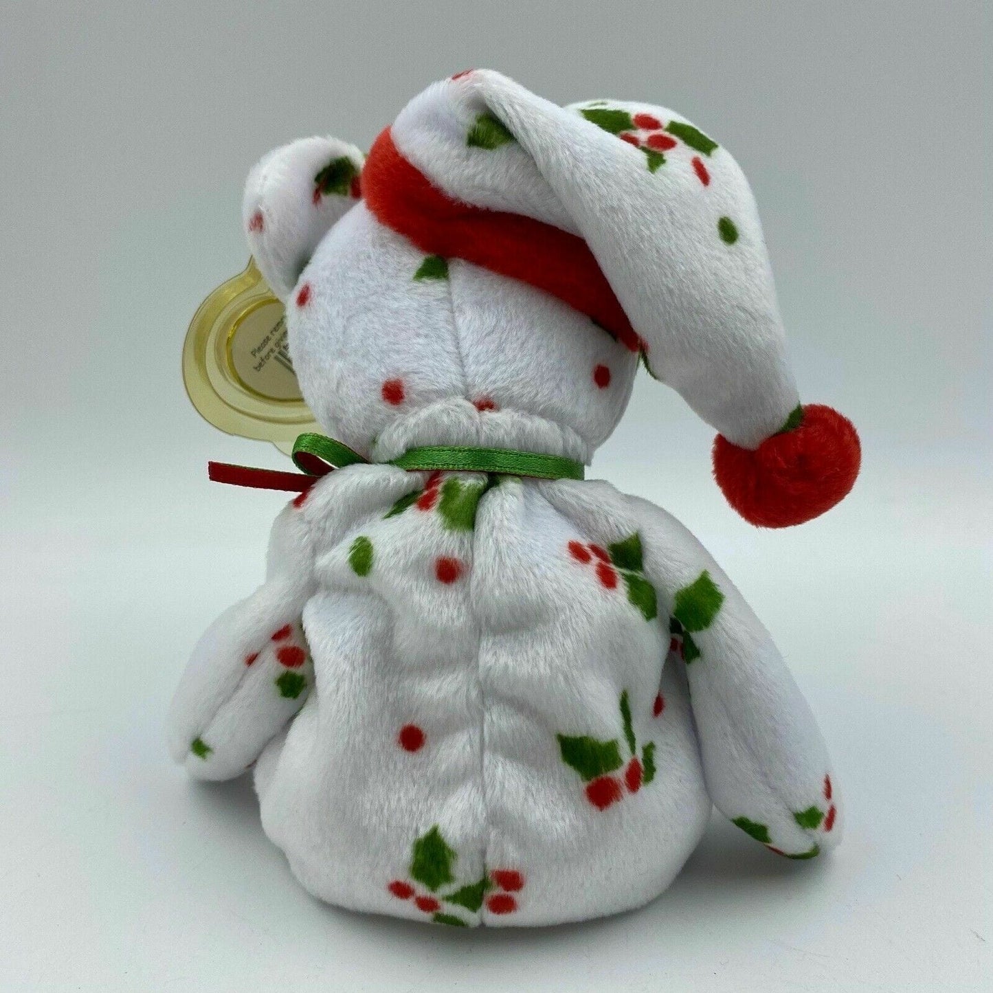 Ty Original Beanie Babies 1998 Holiday Teddy Excellent Condition With Tag Errors
