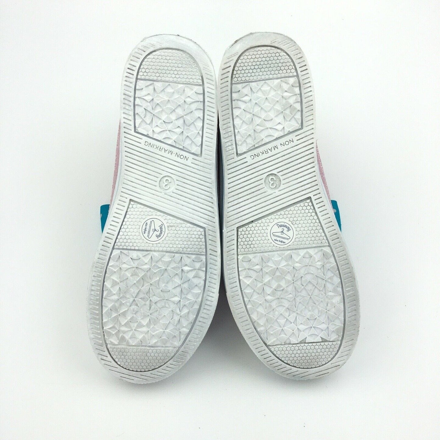 JoJo Siwa Youth Pink Glitter Bow High Top Shoes - Size 3, Girls, Excellent Used Condition