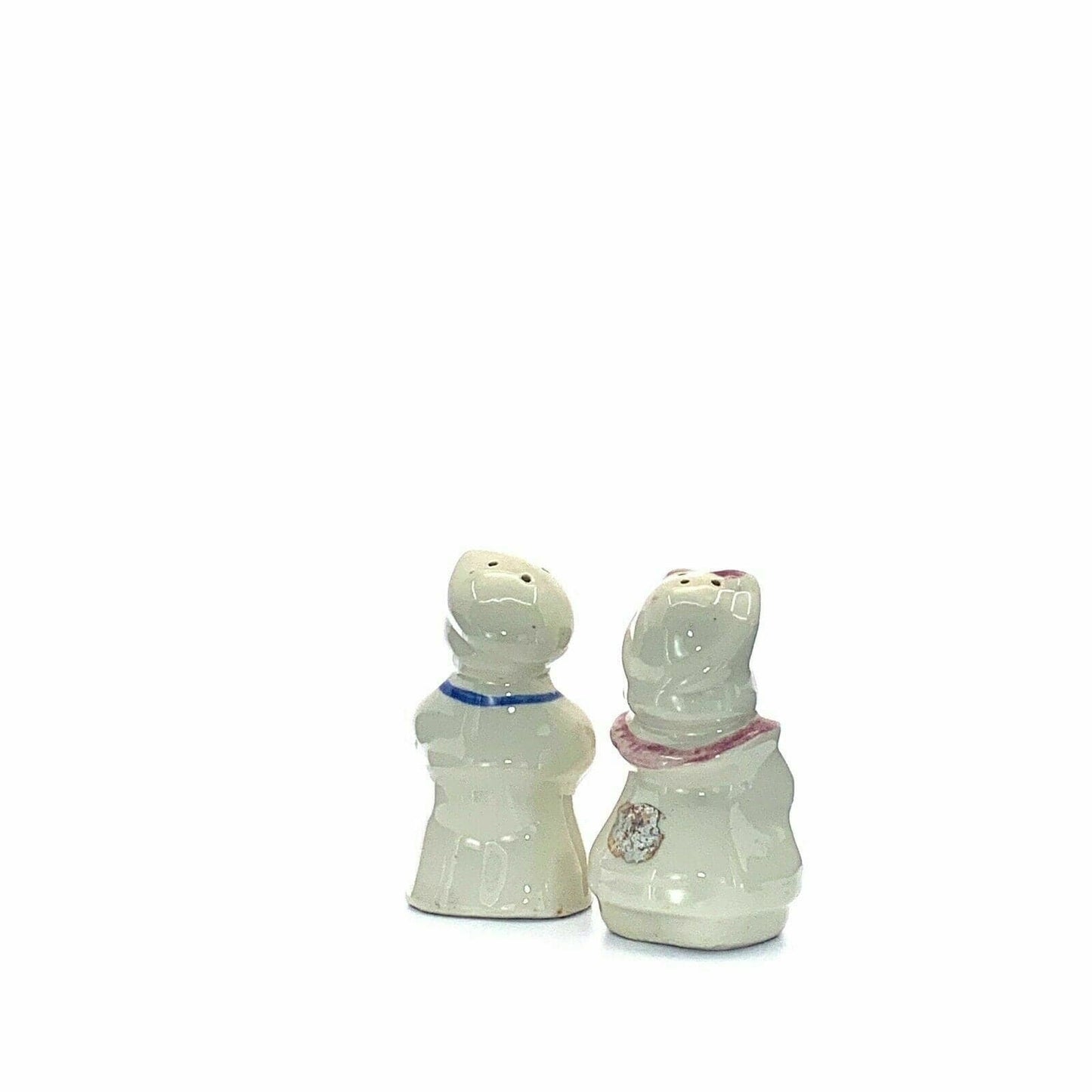 Vintage Ceramic Dutch Boy & Girl Salt & Pepper Shakers Set