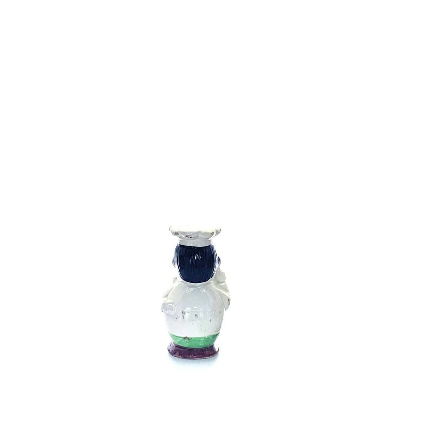 Vintage Handpainted French Chef Salt & Pepper Shakers Set