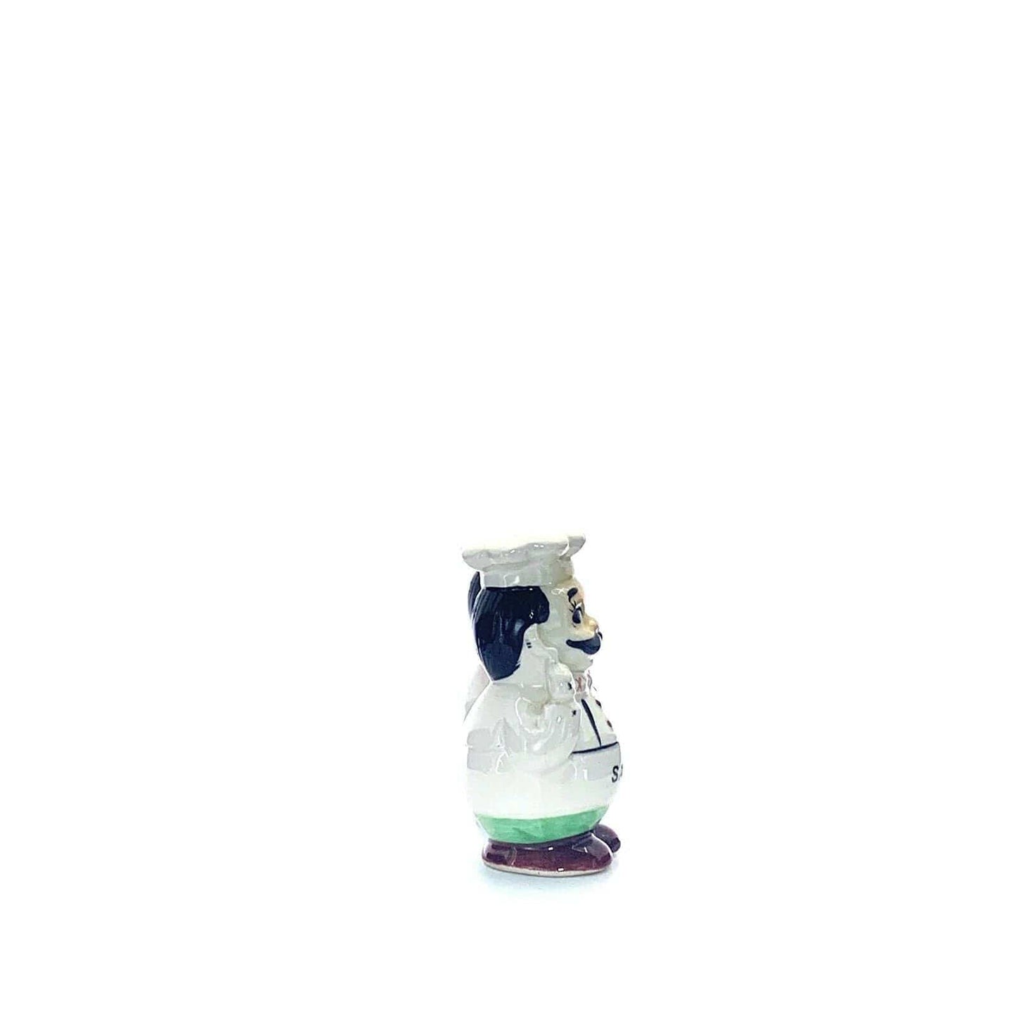 Vintage Handpainted French Chef Salt & Pepper Shakers Set