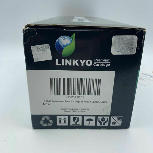 Linkyo | CE285A Replacement Toner Cartridge Replacement (HP 85A) | Color: Black | NIB