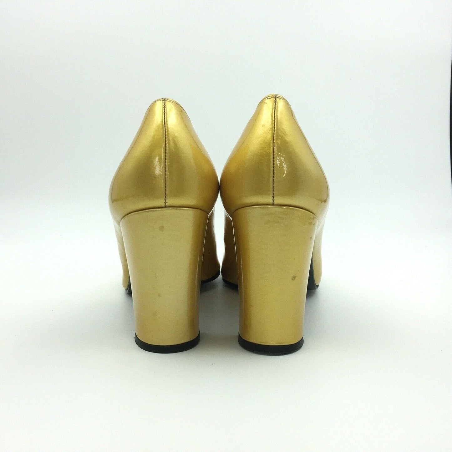Stuart Weitzman Womens Size 9B Gold New York Pumps Shoes Heels
