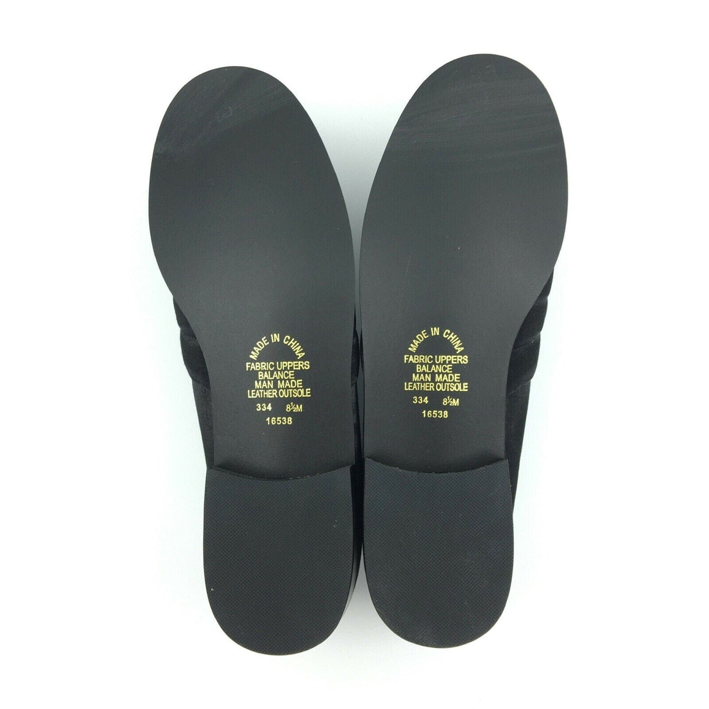 Newport News | Womens Easy Style Satin Slip-On Flats | Size 8.5M | Black | New