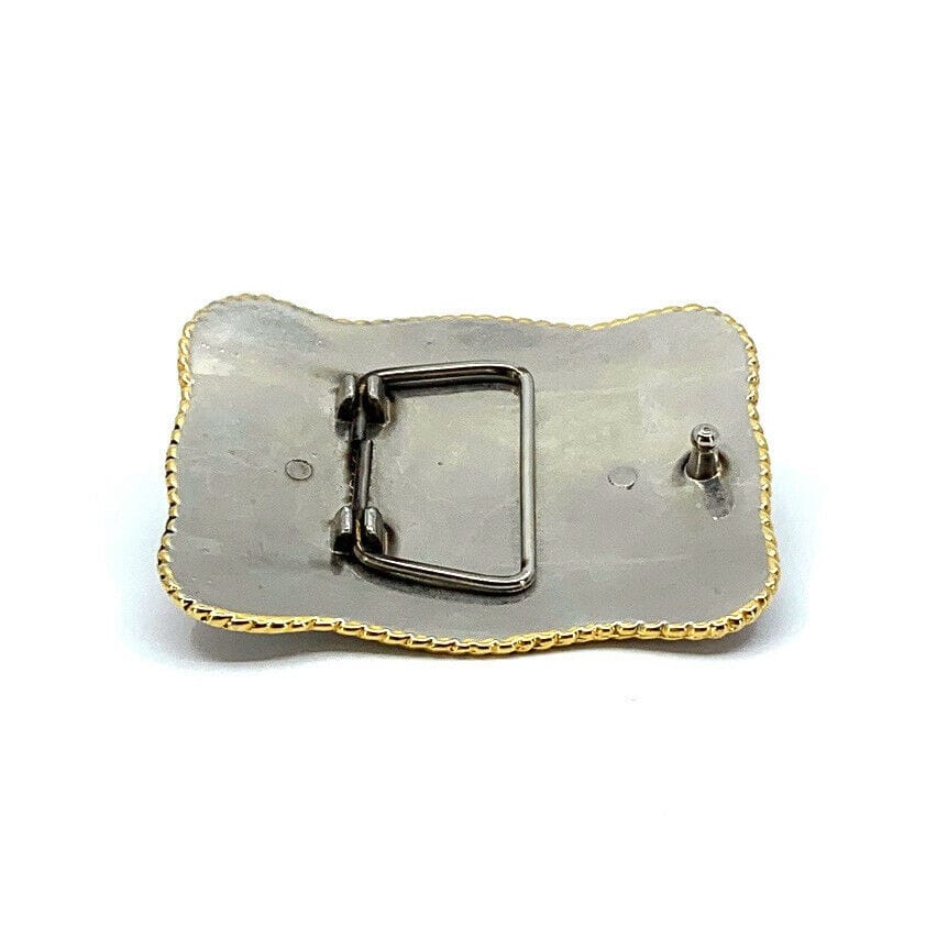 Womens Longhorn Steer Trophy Cowboy Silver Red Gold Western Belt Buckle Jeweled