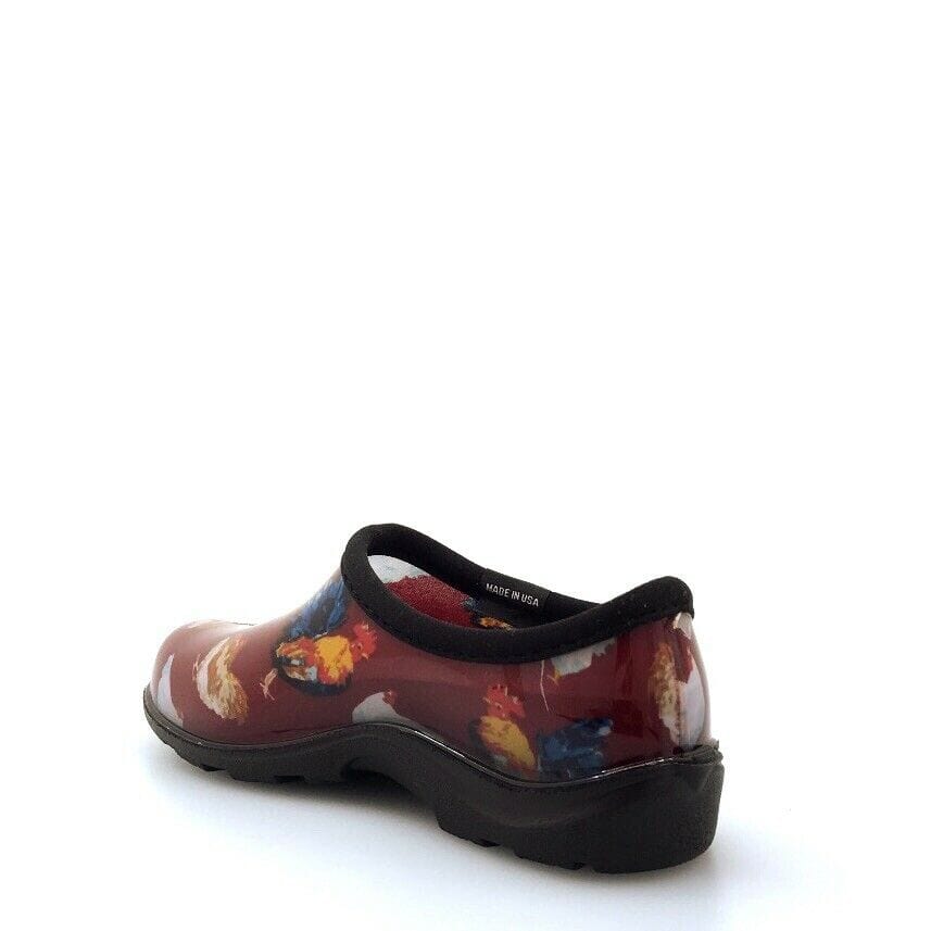 Sloggers Womens Size 6 Garden Shoes Classic Chicken Barn Red EXCLUSIVE