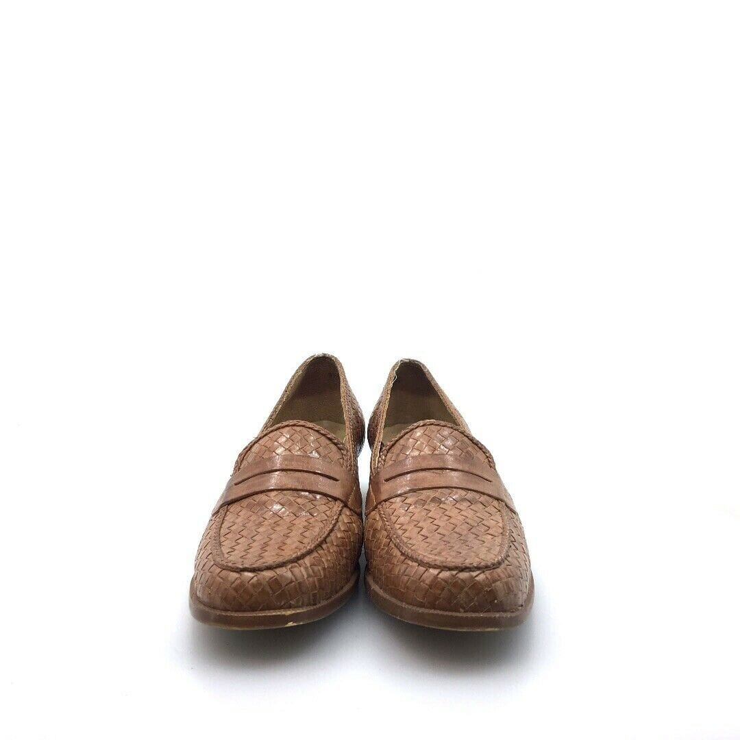 Trotters Womens Shoes Loafers Size 9S “Polly” Brown Leather Slip On T33-510