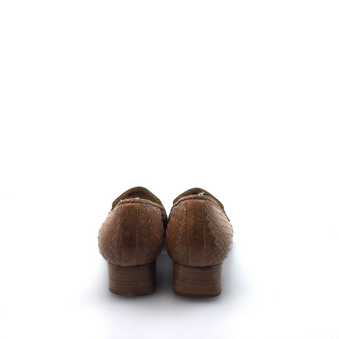 Trotters Womens Shoes Loafers Size 9S “Polly” Brown Leather Slip On T33-510