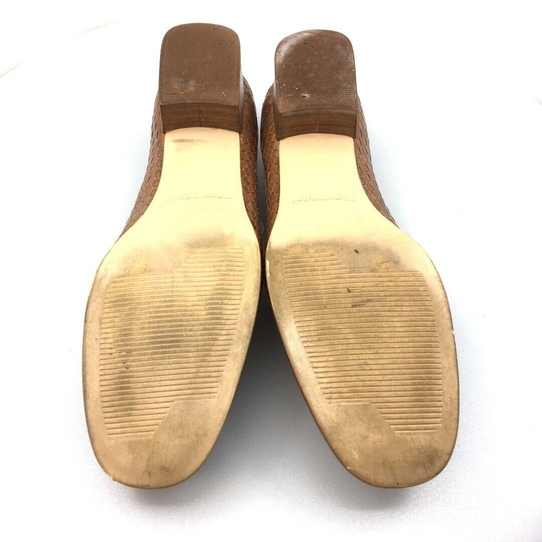 Trotters Womens Shoes Loafers Size 9S “Polly” Brown Leather Slip On T33-510