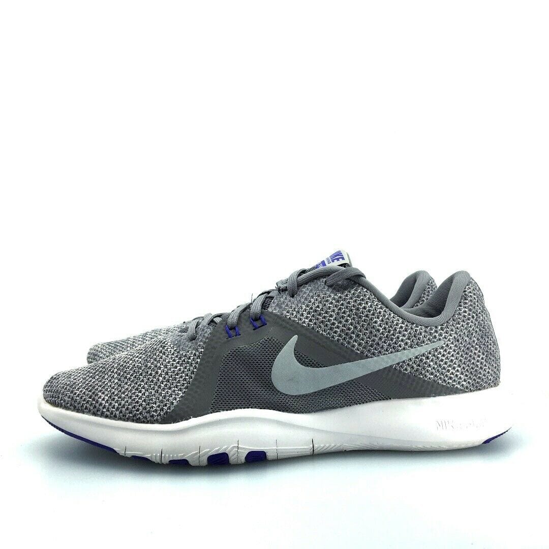 Nike Womens Training Flex TR 8 Athletic Shoes, Gray / Purple - Size 11