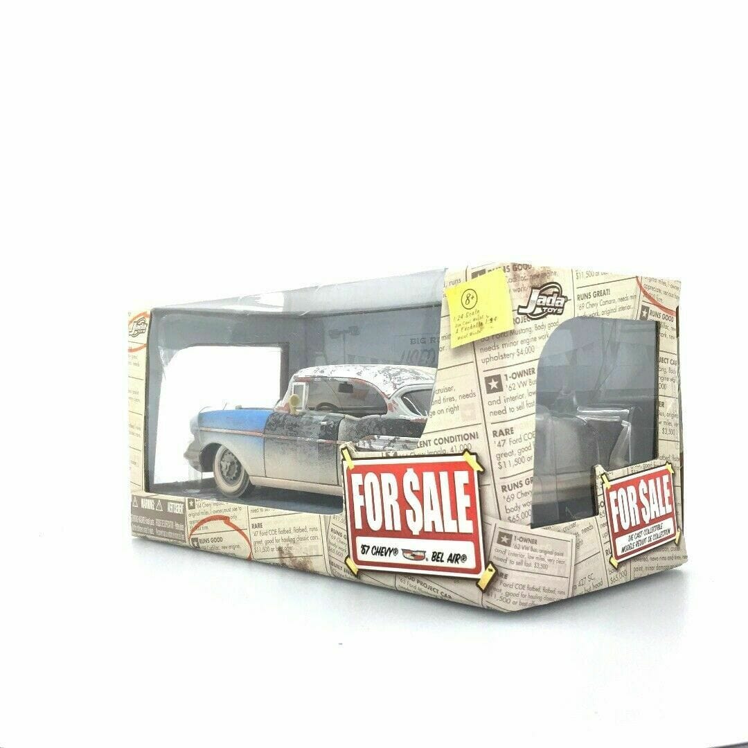 “For Sale” 1957 Chevy Bel Air Diecast Model 1:24 - Jada Toys #91718