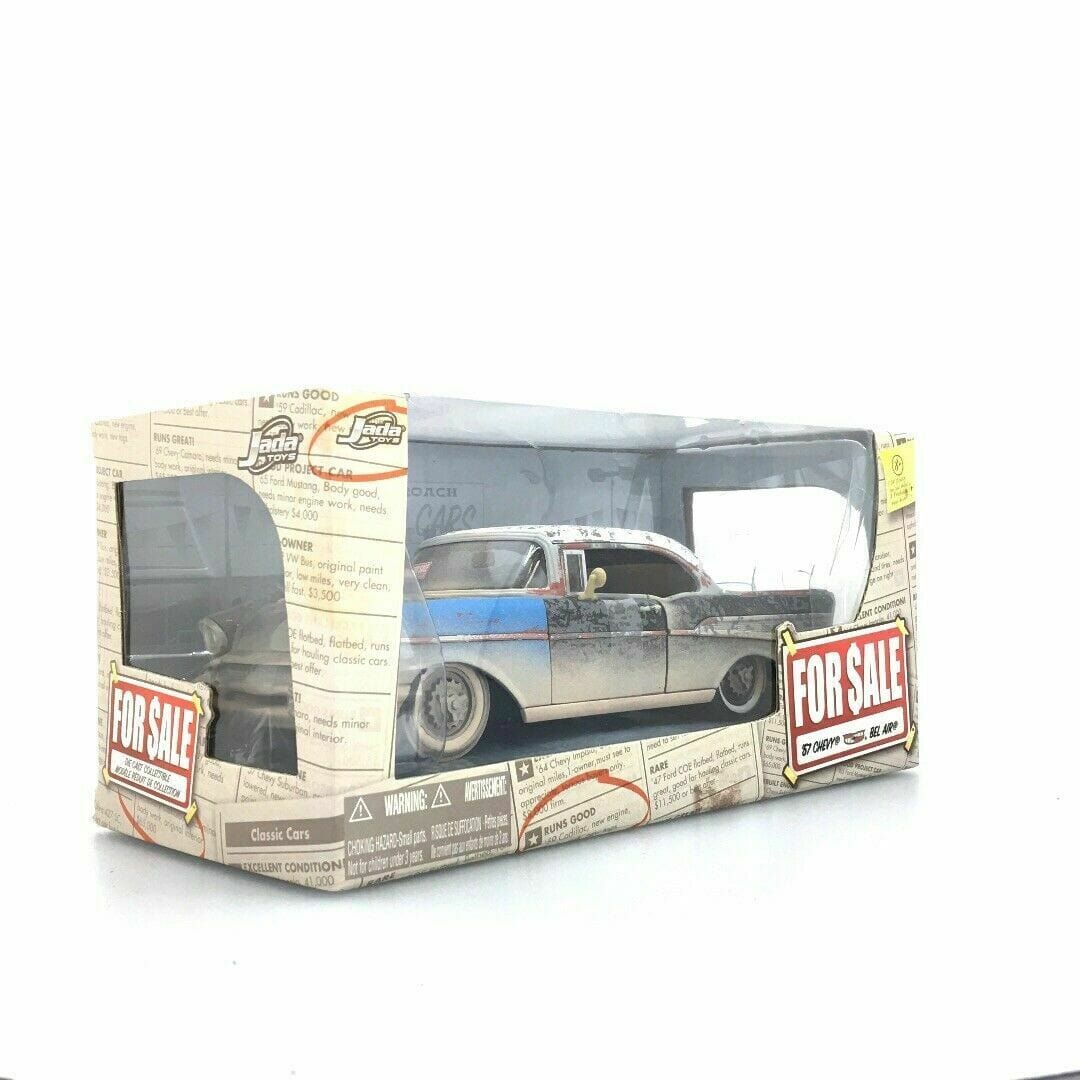 “For Sale” 1957 Chevy Bel Air Diecast Model 1:24 - Jada Toys #91718