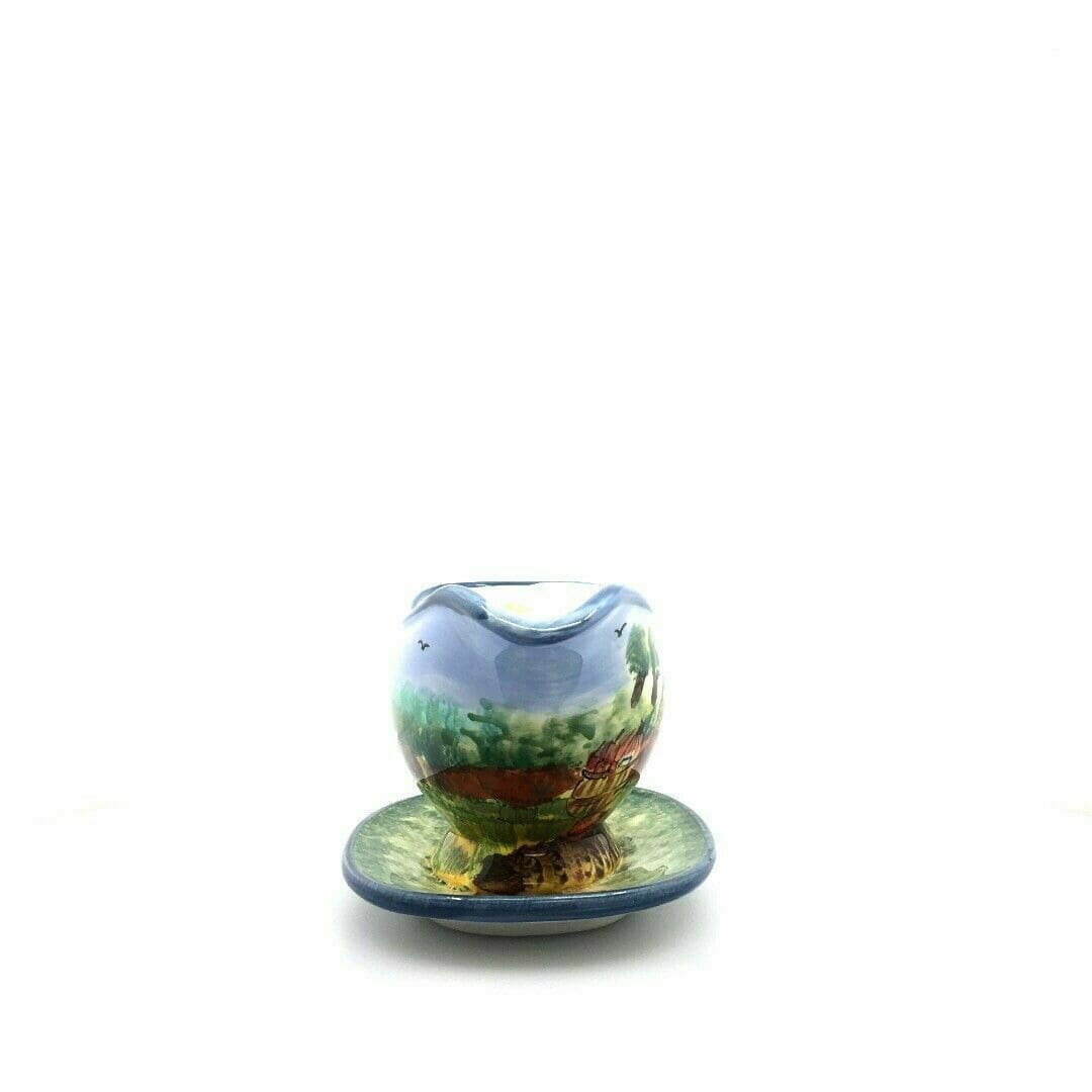 WCL Stoneware Gravy Boat, Farm Pumpkins Pattern
