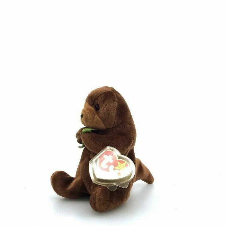 Ty Original Beanie Babies “Seaweed” The Otter 1995 MINT Condition Tag Error