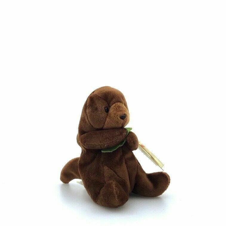 Ty Original Beanie Babies “Seaweed” The Otter 1995 MINT Condition Tag Error