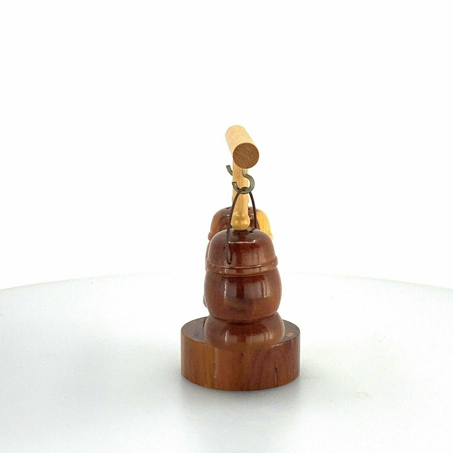 Hanging Wood Lanterns Salt Pepper Shakers Set Pair White Sands National Monument