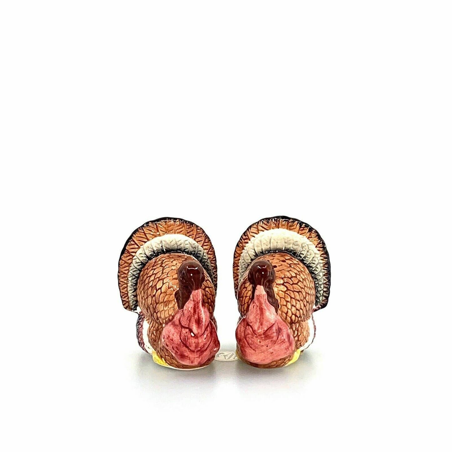 Vintage Ceramic Turkey Salt And Pepper Shakers Set Thanksgiving Table